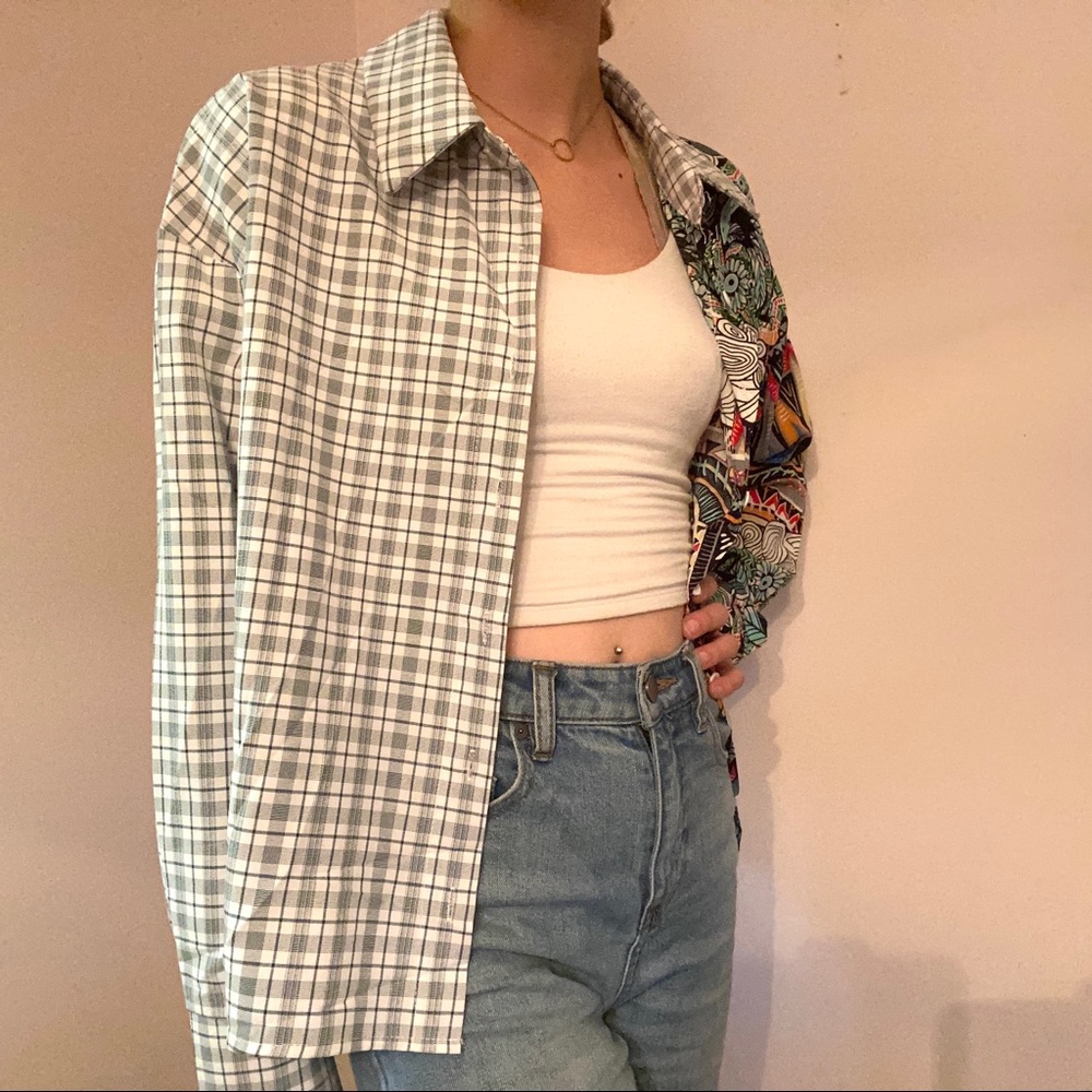 Funky Button Up from Shein Size Small